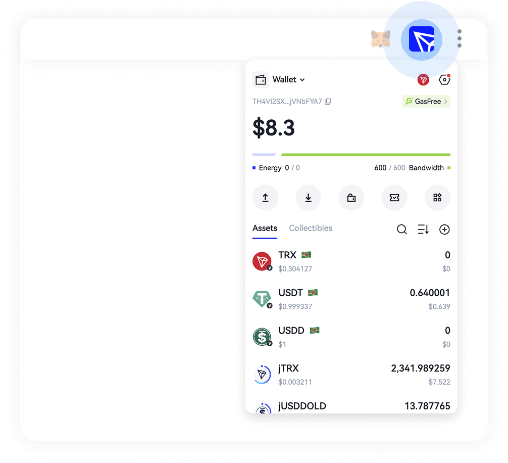 Tronlink ton wallet, visual guide